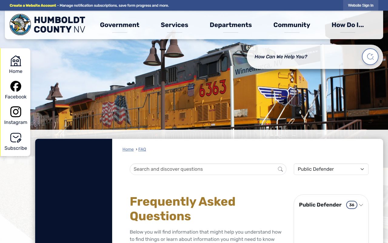 Humboldt County Detention Center FAQ with address, booking phone, and visitation instructions
